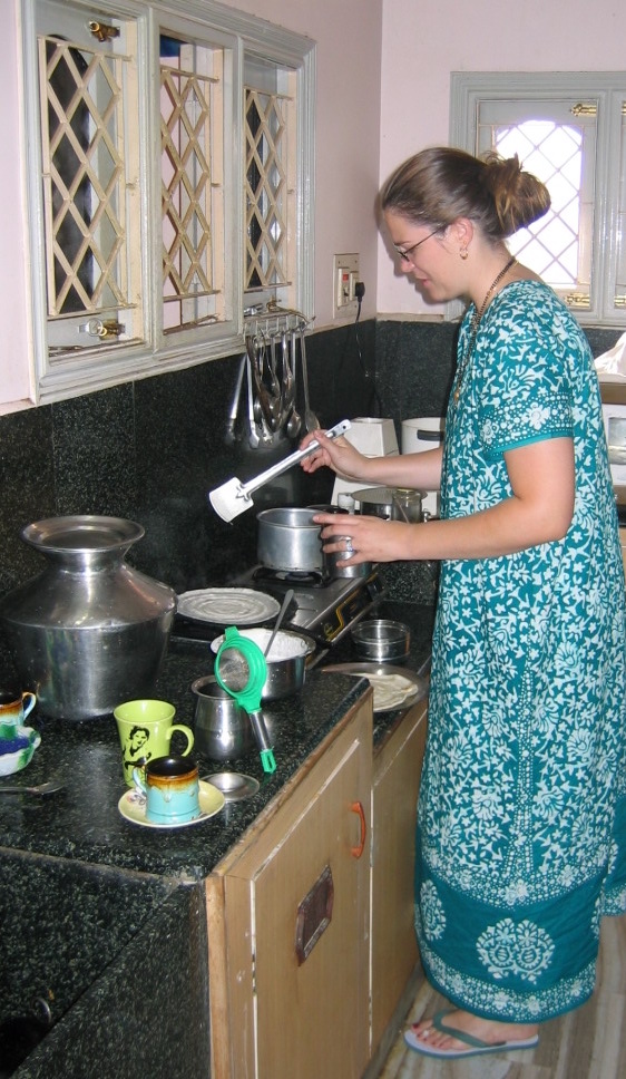 cooking in my in-laws kitchen