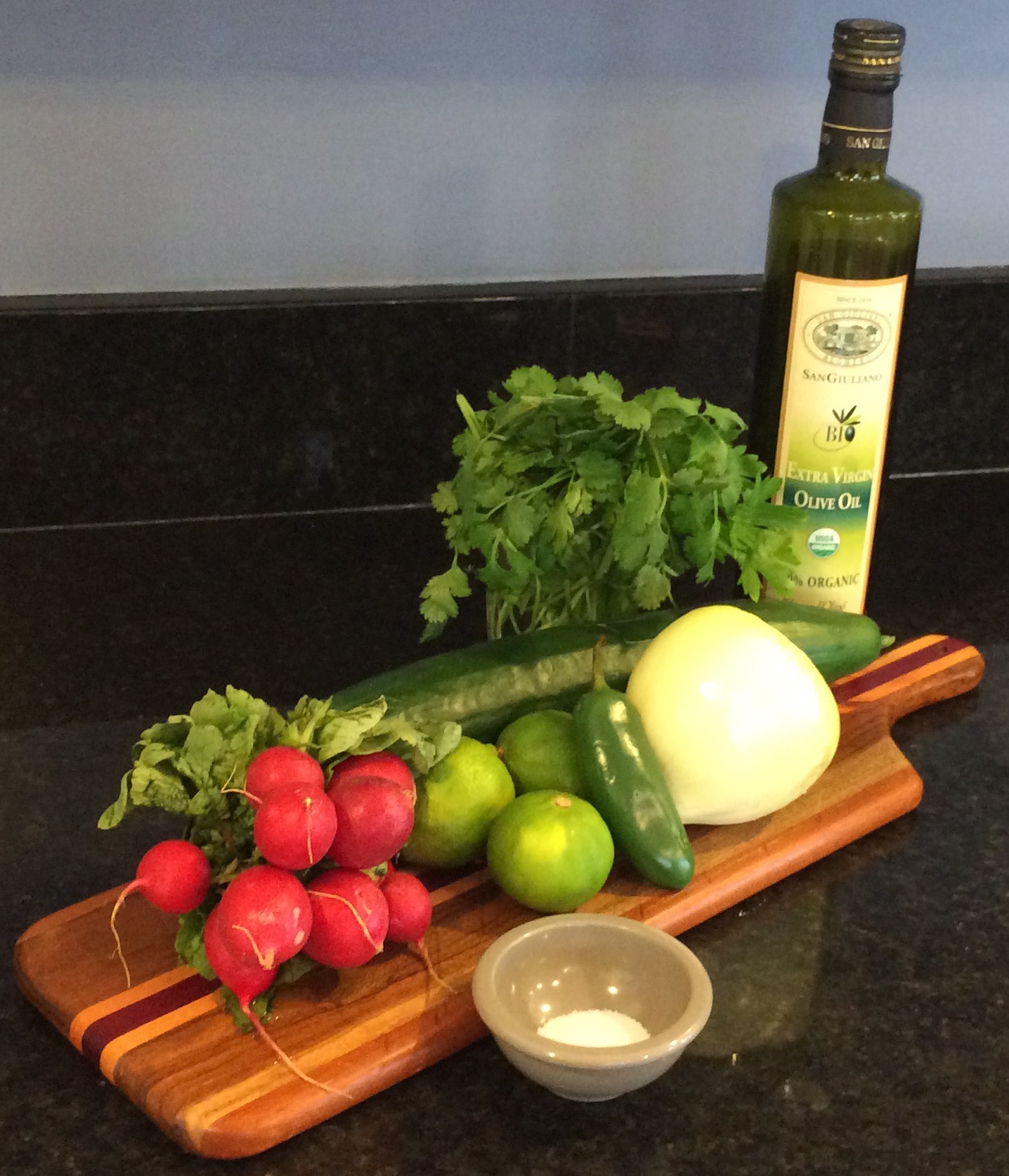 Cucumber and Radish Pico de Gallo