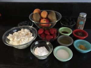 cannoli and fruit