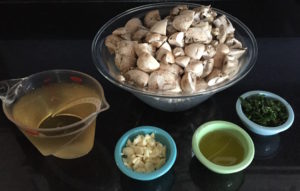 garlicky mushroom ingredients